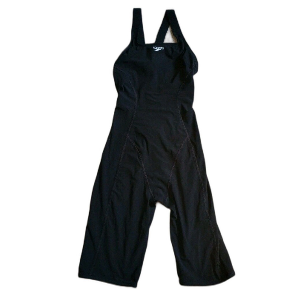 Women's Speedo Power Plus Kneeskin Tech Suit Size 28 Black